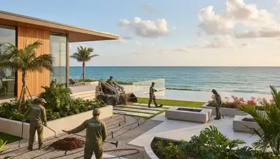 Fort Lauderdale, FL landscaping service for lawn care and yard maintenance
