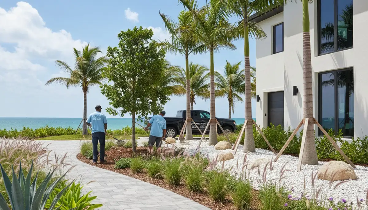 Fort Lauderdale, FL landscaping services for lawn care, landscape maintenance, and yard cleanup