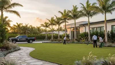 Fort Lauderdale, FL landscaping service for lawn care and yard maintenance