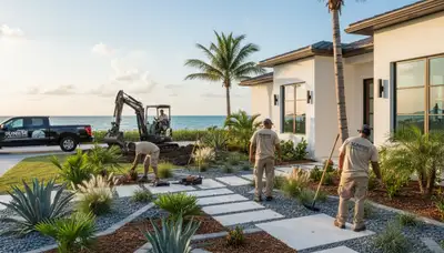 Fort Lauderdale, FL landscaping service for lawn care and yard maintenance