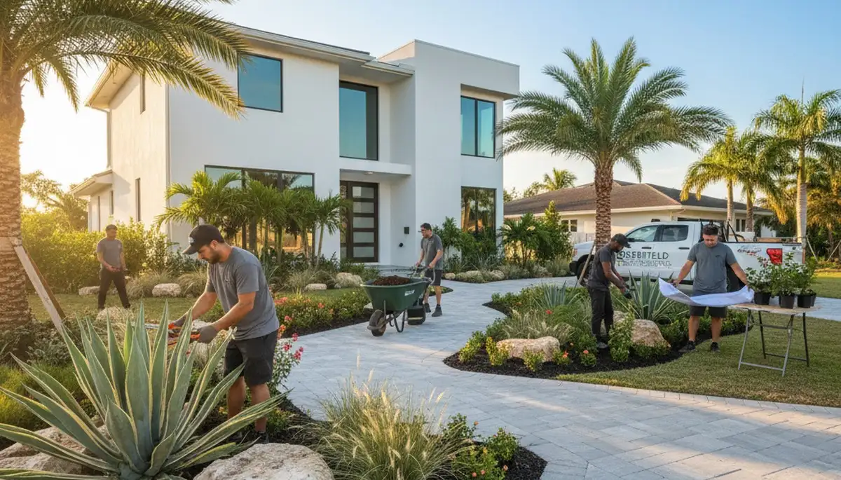 Fort Lauderdale, FL landscaping service for lawn care and yard maintenance
