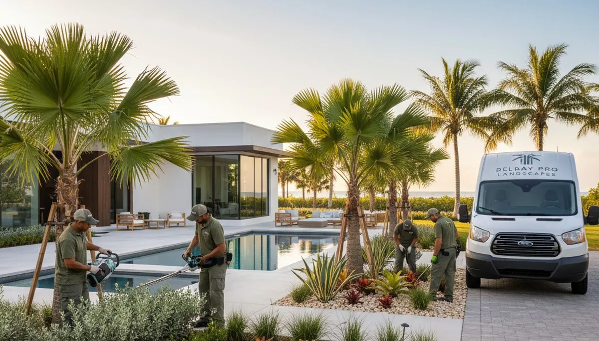 Fort Lauderdale, FL landscaping service for lawn care and yard maintenance