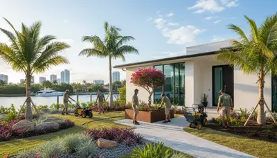 Fort Lauderdale, FL landscaping service for lawn care and yard maintenance
