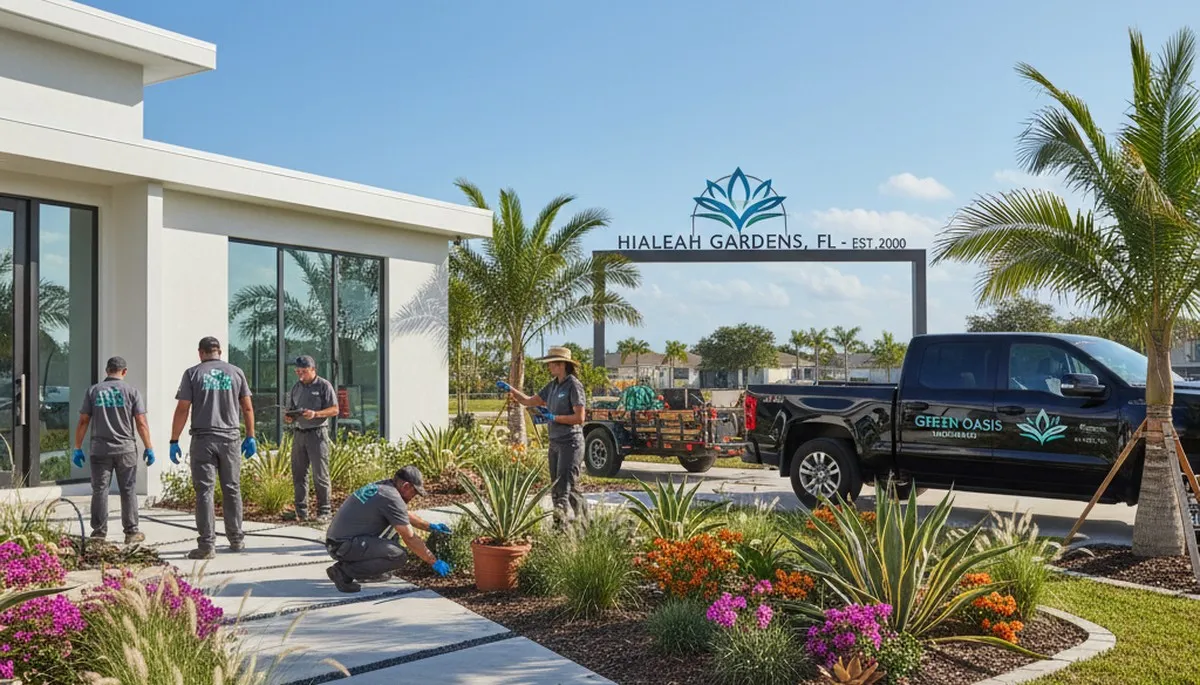 Fort Lauderdale, FL landscaping service for lawn care, landscape maintenance, and yard cleanup