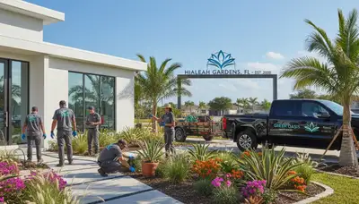 Fort Lauderdale, FL landscaping service for lawn care, landscape maintenance, and yard cleanup