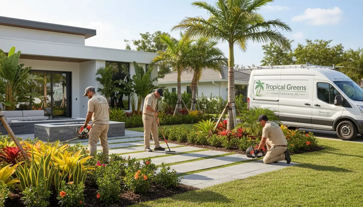 Fort Lauderdale, FL landscaping service for lawn care and yard maintenance