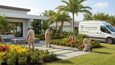 Fort Lauderdale, FL landscaping service for lawn care and yard maintenance