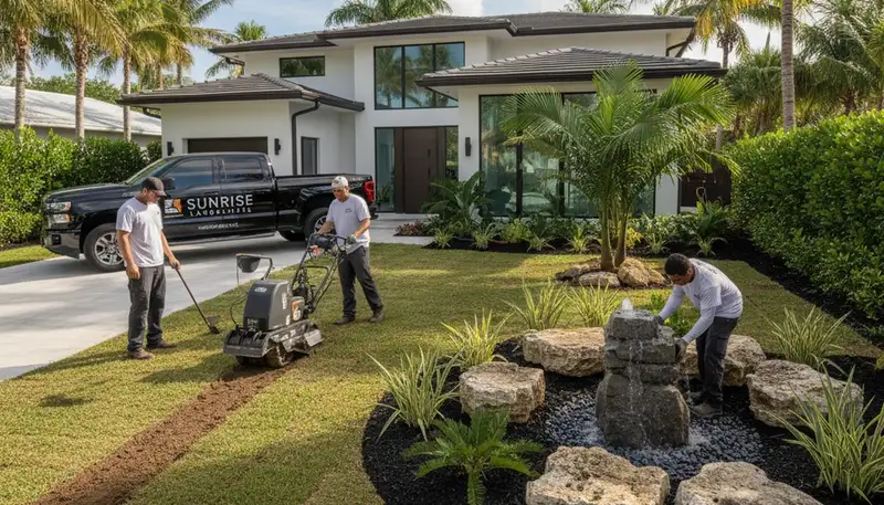 Fort Lauderdale, FL landscaping services for lawn care and yard maintenance