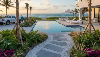 Fort Lauderdale, FL landscaping service for lawn care and yard maintenance