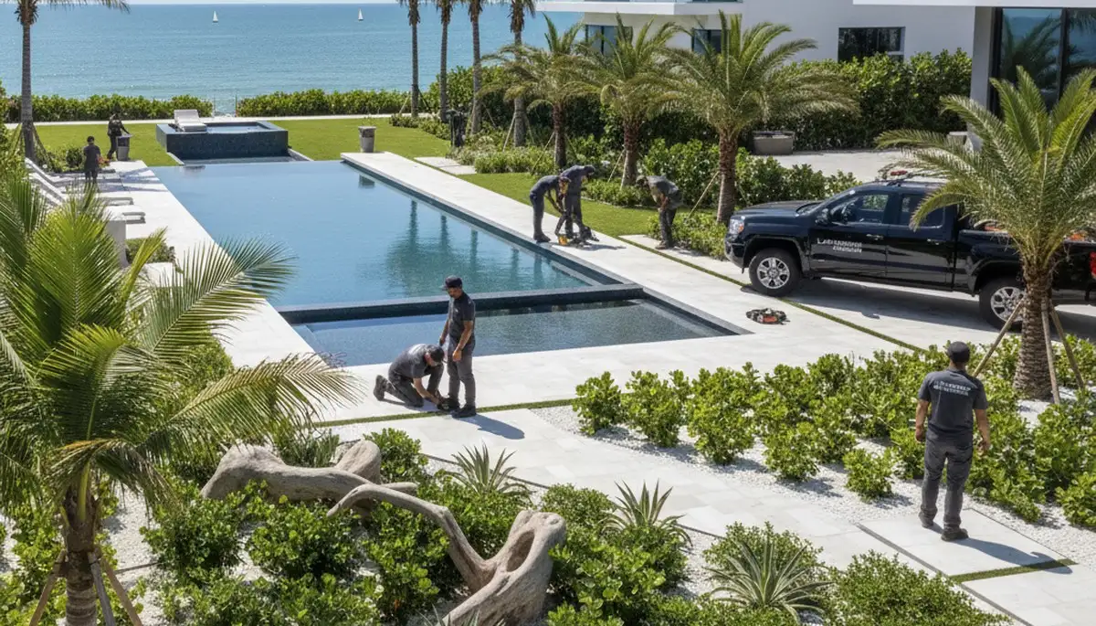 Landscaping service in Fort Lauderdale, FL for lawn care and yard maintenance
