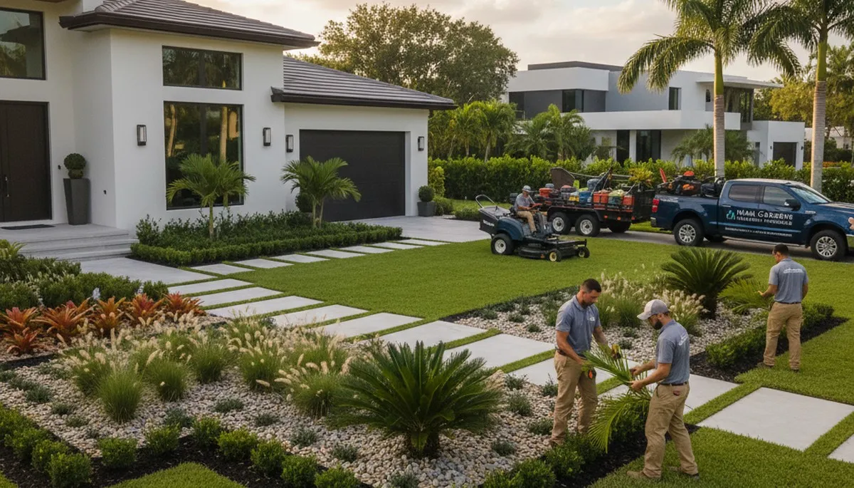 Fort Lauderdale, FL landscaping services for lawn care and yard maintenance