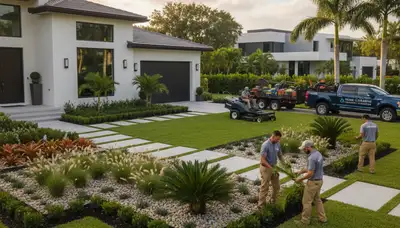 Fort Lauderdale, FL landscaping services for lawn care and yard maintenance