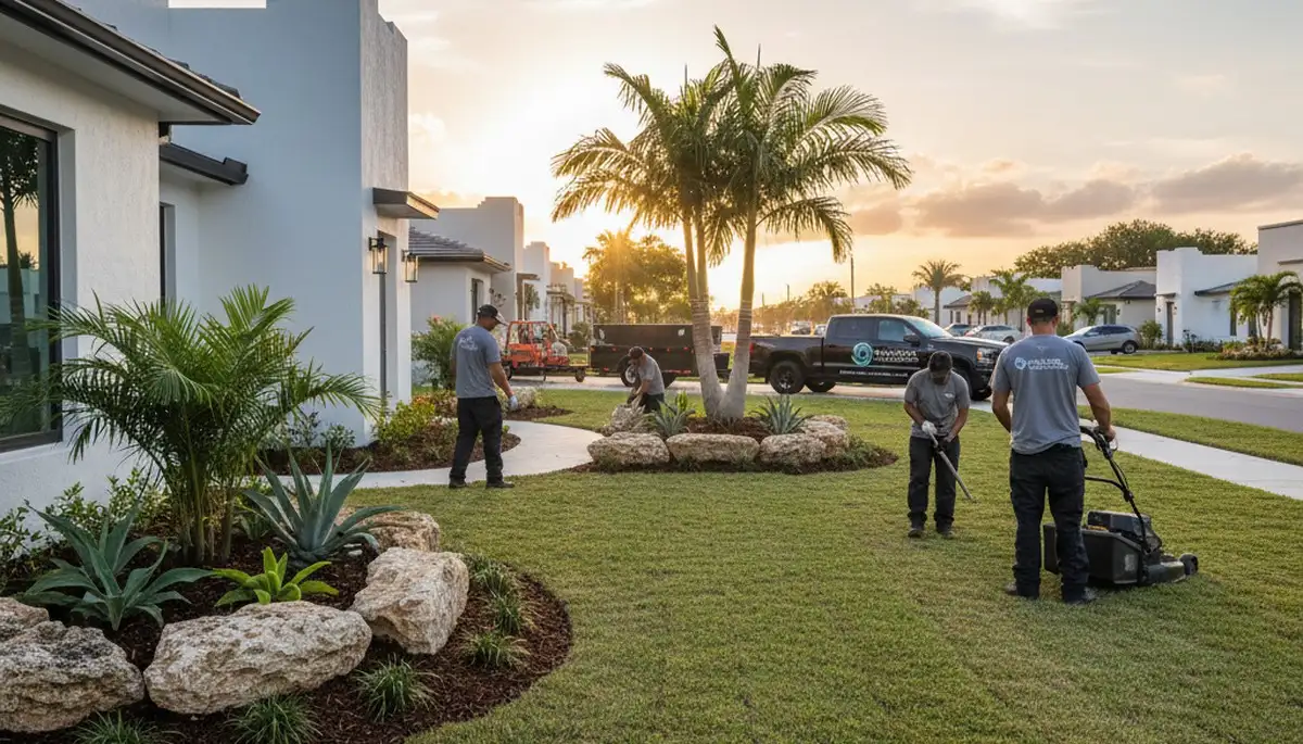 Fort Lauderdale, FL landscaping service for residential lawn care and yard maintenance