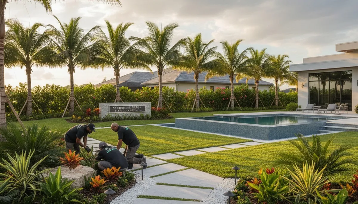 Fort Lauderdale, FL landscaping service for lawn care and yard maintenance