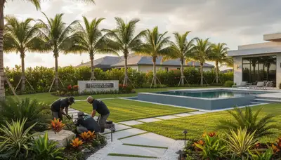 Fort Lauderdale, FL landscaping service for lawn care and yard maintenance