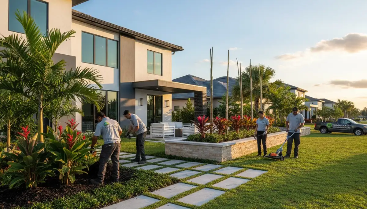 Fort Lauderdale, FL landscaping service for lawn care and yard maintenance