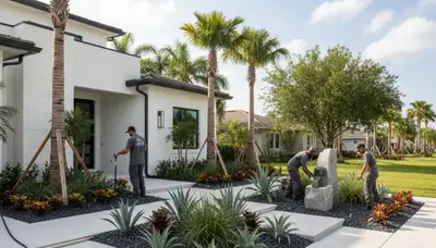Fort Lauderdale, FL landscaping service for lawn care and yard maintenance