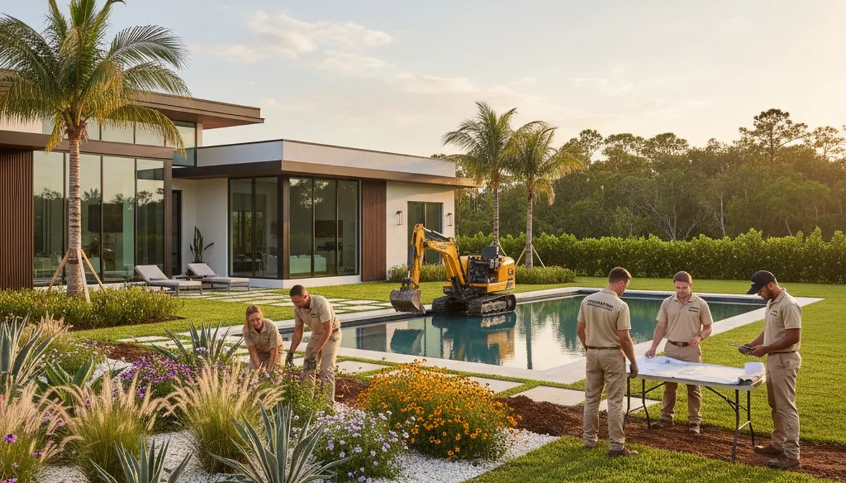Fort Lauderdale, FL landscaping service for lawn care and yard maintenance