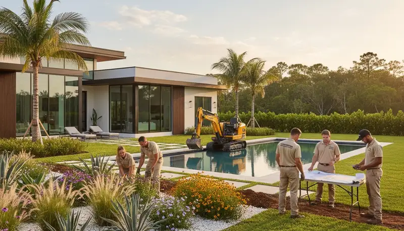 Fort Lauderdale, FL landscaping service for lawn care and yard maintenance