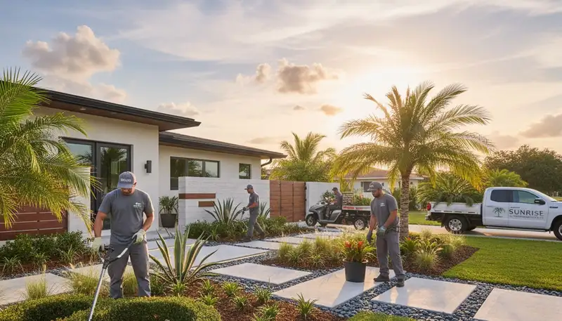 Fort Lauderdale, FL landscaping service for lawn care and yard maintenance by LawnServiceFortLauderdale.com